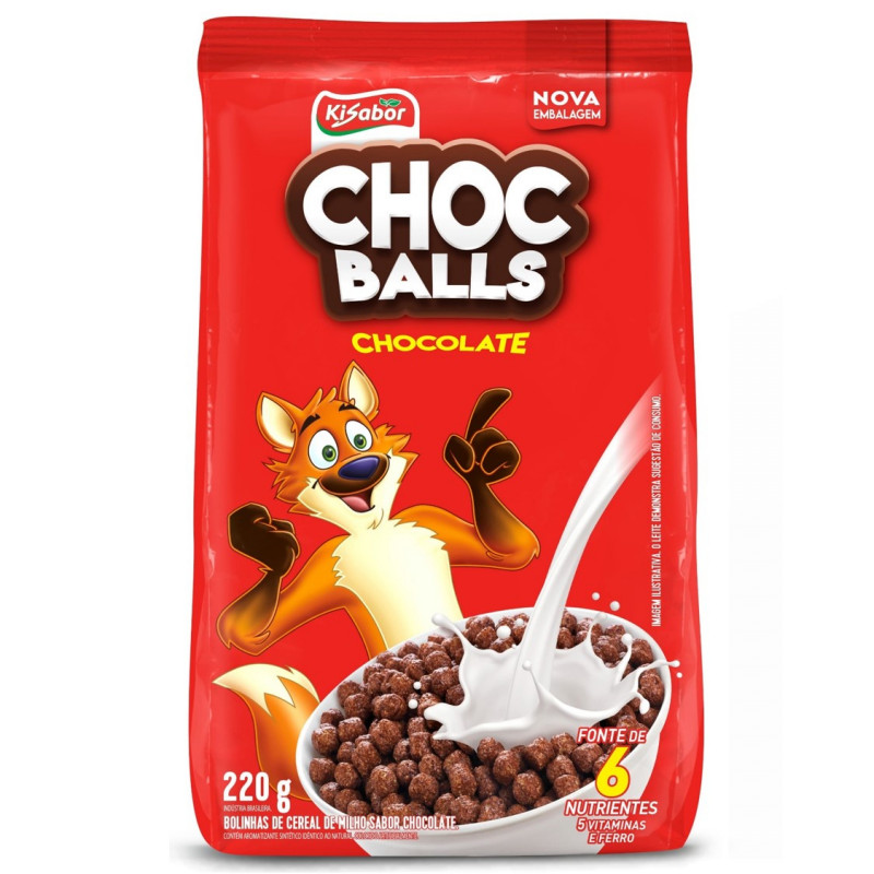 Cereal Chocballs Kisabor 220g